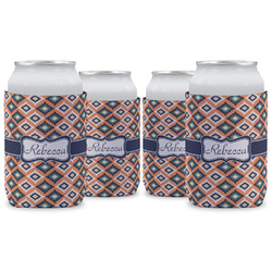 Tribal Can Cooler (12 oz) - Set of 4 w/ Name or Text