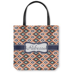Tribal Canvas Tote Bag - Small - 13"x13" (Personalized)