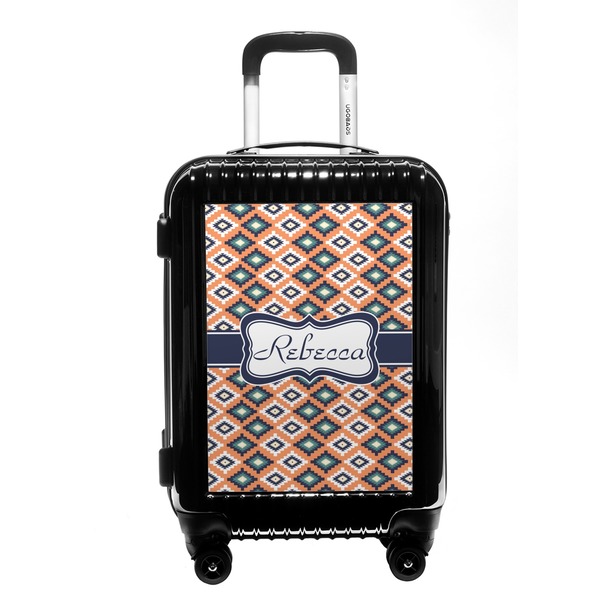 Custom Tribal Carry On Hard Shell Suitcase (Personalized)