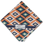 Tribal Cloth Dinner Napkin - Single w/ Name or Text