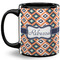 Tribal Coffee Mug - 11 oz - Full- Black