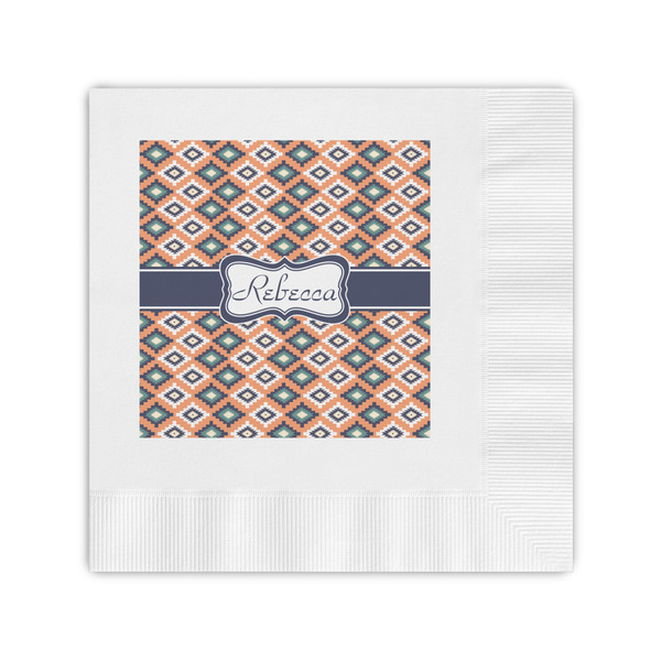 Custom Tribal Coined Cocktail Napkins (Personalized)