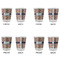 Tribal Glass Shot Glass - Standard - Set of 4 - APPROVAL