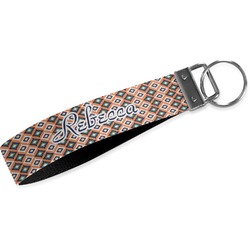 Tribal Webbing Keychain Fob - Large (Personalized)