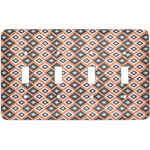 Tribal Light Switch Cover (4 Toggle Plate)