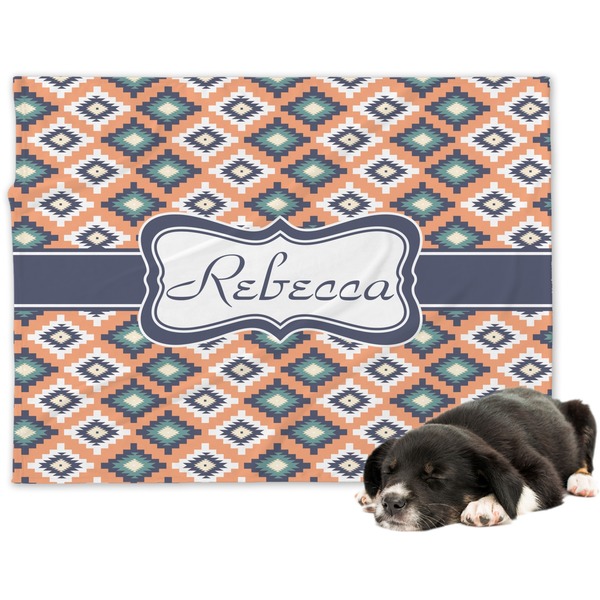 Custom Tribal Dog Blanket - Large (Personalized)