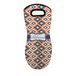 Tribal Neoprene Oven Mitt w/ Name or Text