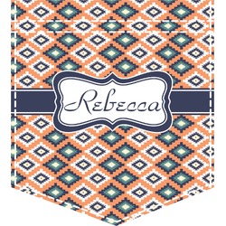 Tribal Iron On Faux Pocket (Personalized)