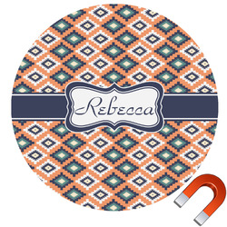 Tribal Round Car Magnet - 10" (Personalized)