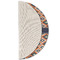 Tribal Round Linen Placemats - HALF FOLDED (single sided)