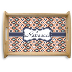 Tribal Natural Wooden Tray - Small (Personalized)
