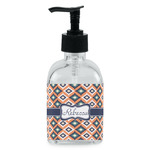 Tribal Glass Soap & Lotion Bottle - Single Bottle (Personalized)