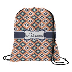Tribal Drawstring Backpack - Medium (Personalized)