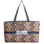 Tribal Beach Totes Bag - w/ Black Handles (Personalized)