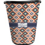 Tribal Waste Basket - Single Sided (Black) (Personalized)