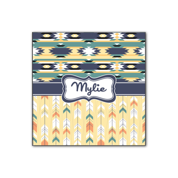 Custom Tribal2 Wood Print - 12x12 (Personalized)