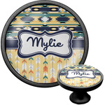 Tribal2 Cabinet Knob (Black) (Personalized)