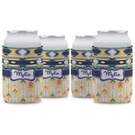 Tribal2 Can Cooler (12 oz) - Set of 4 w/ Name or Text