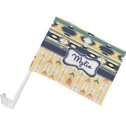 Tribal2 Car Flag - Small w/ Name or Text
