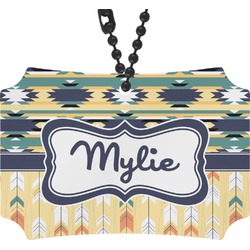 Tribal2 Rear View Mirror Ornament (Personalized)
