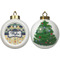 Tribal2 Ceramic Christmas Ornament - X-Mas Tree (APPROVAL)