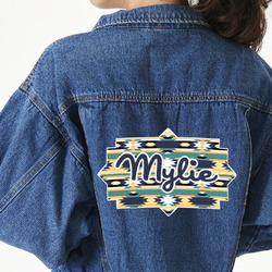 Tribal2 Twill Iron On Patch - Custom Shape - 3XL (Personalized)