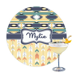 Tribal2 Printed Drink Topper - 3.25" (Personalized)