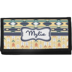 Tribal2 Canvas Checkbook Cover (Personalized)