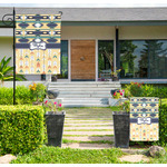 Tribal2 Large Garden Flag - Double Sided (Personalized)