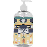 Tribal2 Plastic Soap / Lotion Dispenser (16 oz - Large - White) (Personalized)