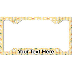 Tribal2 License Plate Frame - Style C (Personalized)