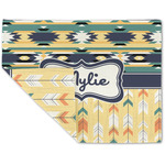 Tribal2 Double-Sided Linen Placemat - Single w/ Name or Text