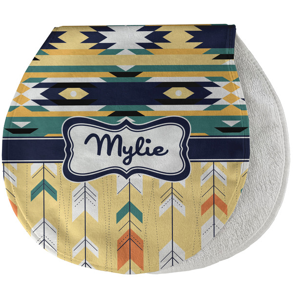 Custom Tribal2 Burp Pad - Velour w/ Name or Text