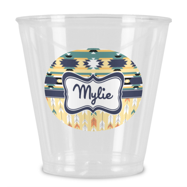 Custom Tribal2 Plastic Shot Glass (Personalized)