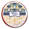 Tribal2 Printed Icing Circle - Large - On Cookie