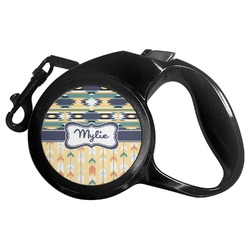 Tribal2 Retractable Dog Leash - Medium (Personalized)