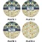 Tribal2 Set of Appetizer / Dessert Plates (Approval)