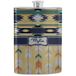 Tribal2 Stainless Steel Flask (Personalized)