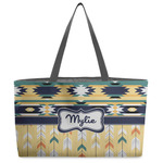 Tribal2 Beach Totes Bag - w/ Black Handles (Personalized)