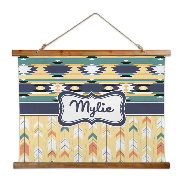 Custom Tribal2 Wall Hanging Tapestry - Wide (Personalized)