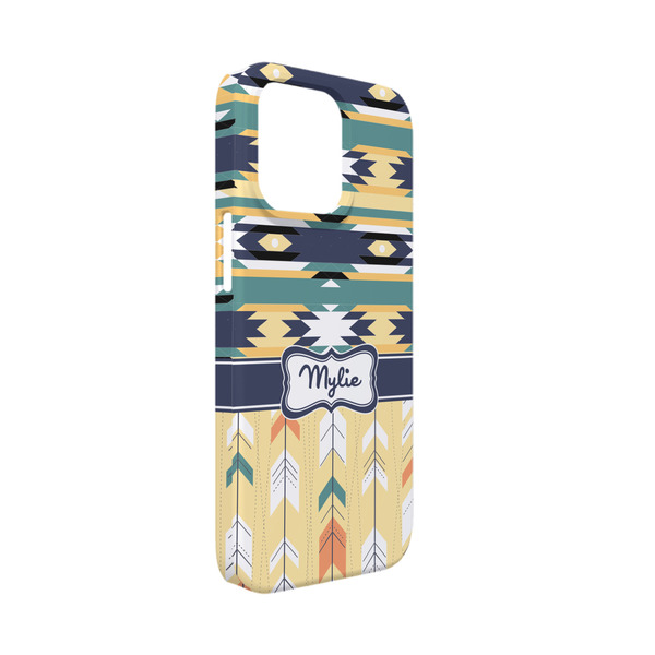 Custom Tribal2 iPhone Case - Plastic - iPhone 13 Mini (Personalized)