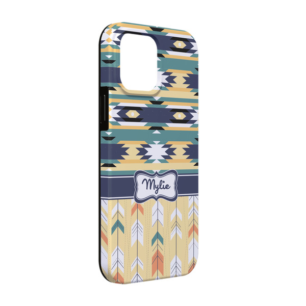 Custom Tribal2 iPhone Case - Rubber Lined - iPhone 13 Pro (Personalized)