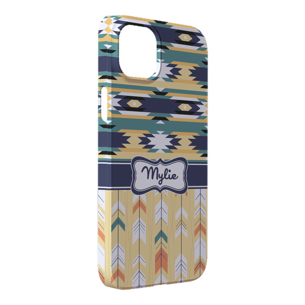 Custom Tribal2 iPhone Case - Plastic - iPhone 14 Plus (Personalized)