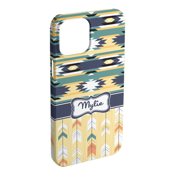 Custom Tribal2 iPhone Case - Plastic - iPhone 15 Plus (Personalized)