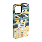 Tribal2 iPhone Case - Rubber Lined - iPhone 15 Pro (Personalized)