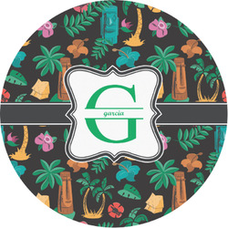 Hawaiian Masks Multipurpose Round Labels - 1" (Personalized)