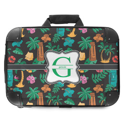 Hawaiian Masks Hard Shell Briefcase - 18" (Personalized)