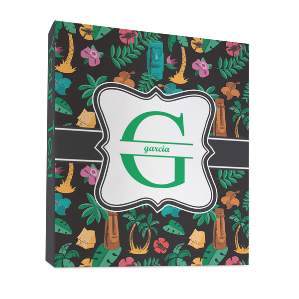 Custom Hawaiian Masks 3 Ring Binder - Full Wrap - 1" (Personalized)