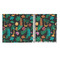 Hawaiian Masks 3 Ring Binders - Full Wrap - 1" - OPEN INSIDE