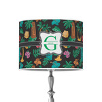 Hawaiian Masks 8" Drum Lamp Shade - Poly-film (Personalized)